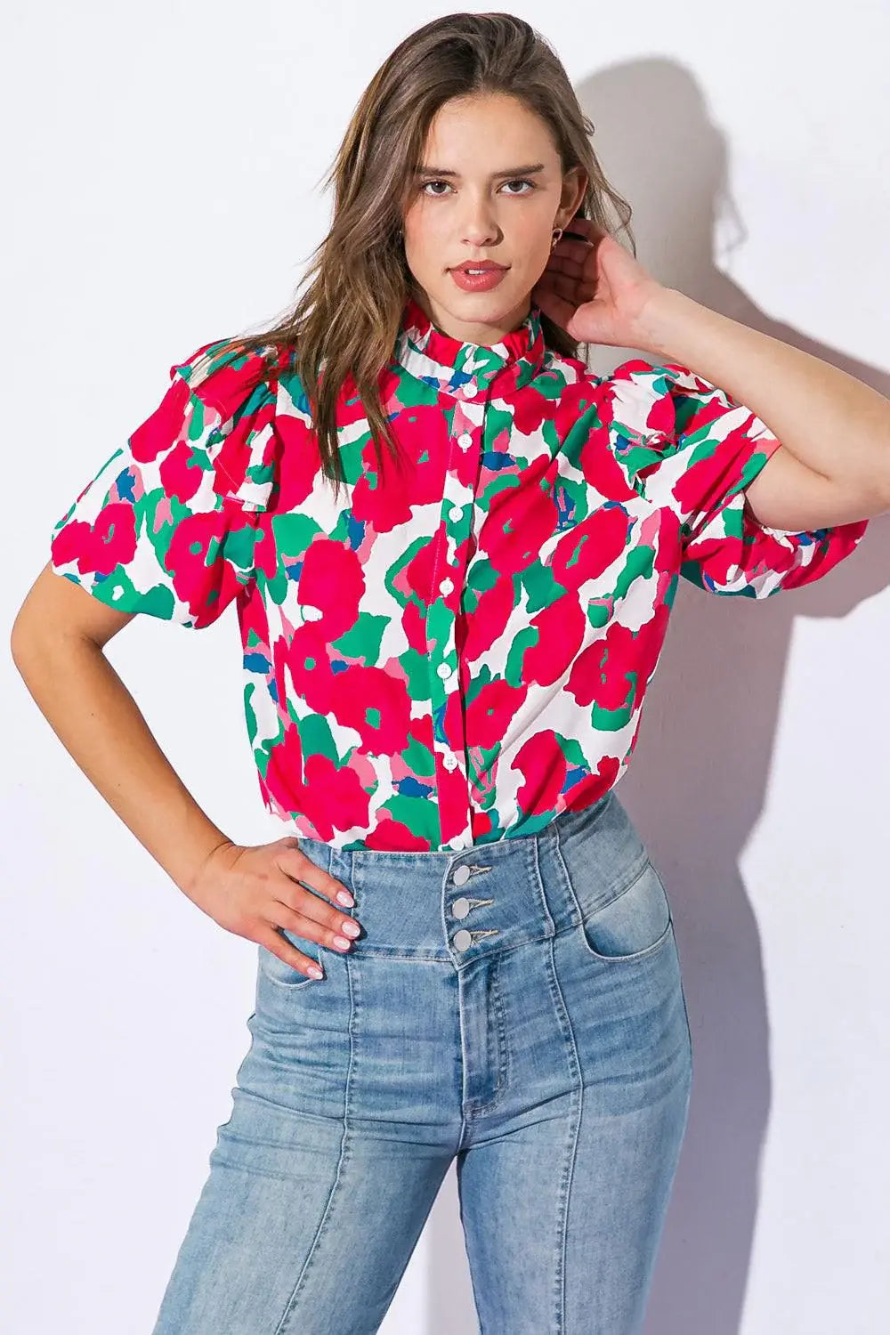I CAN WAIT FOREVER WOVEN TOP - Flying Tomato - Flyclothing LLC
