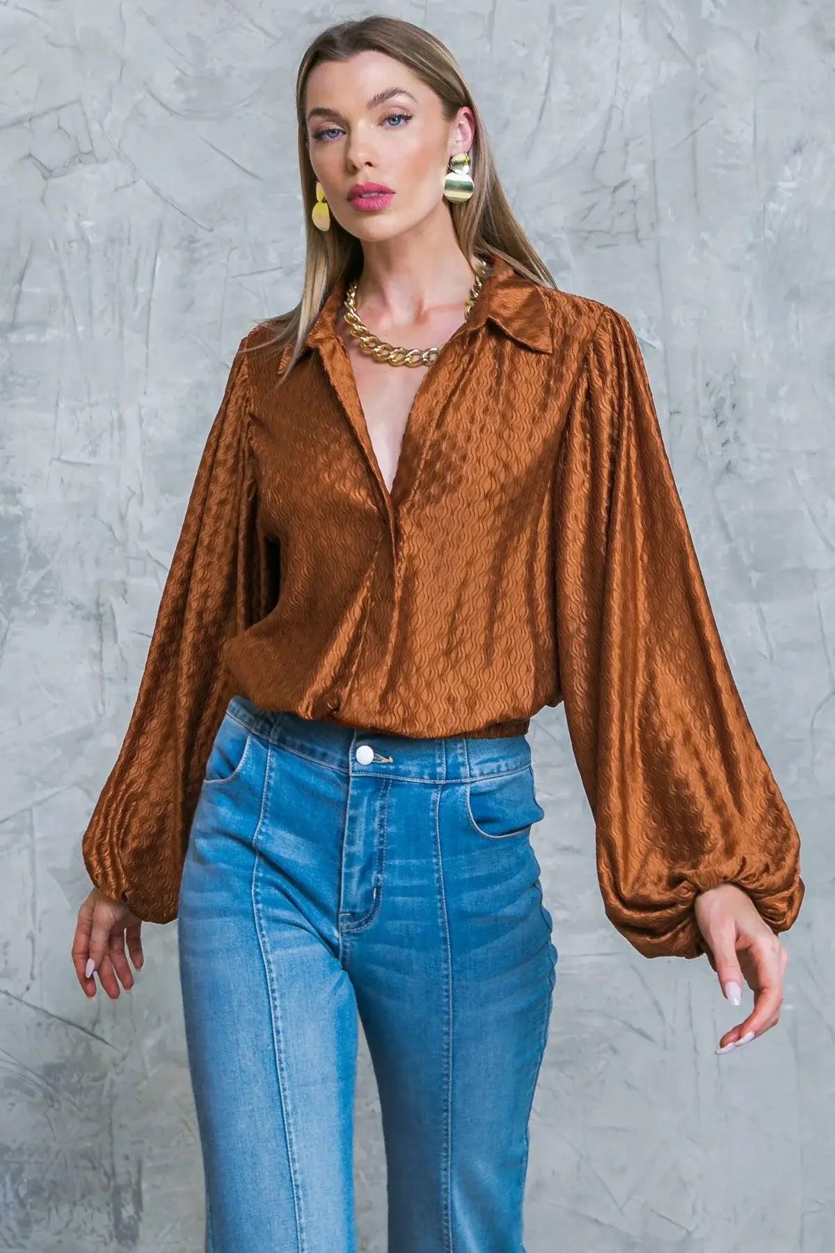 REGAL ROMANCE WOVEN TOP - Flying Tomato - Flyclothing LLC