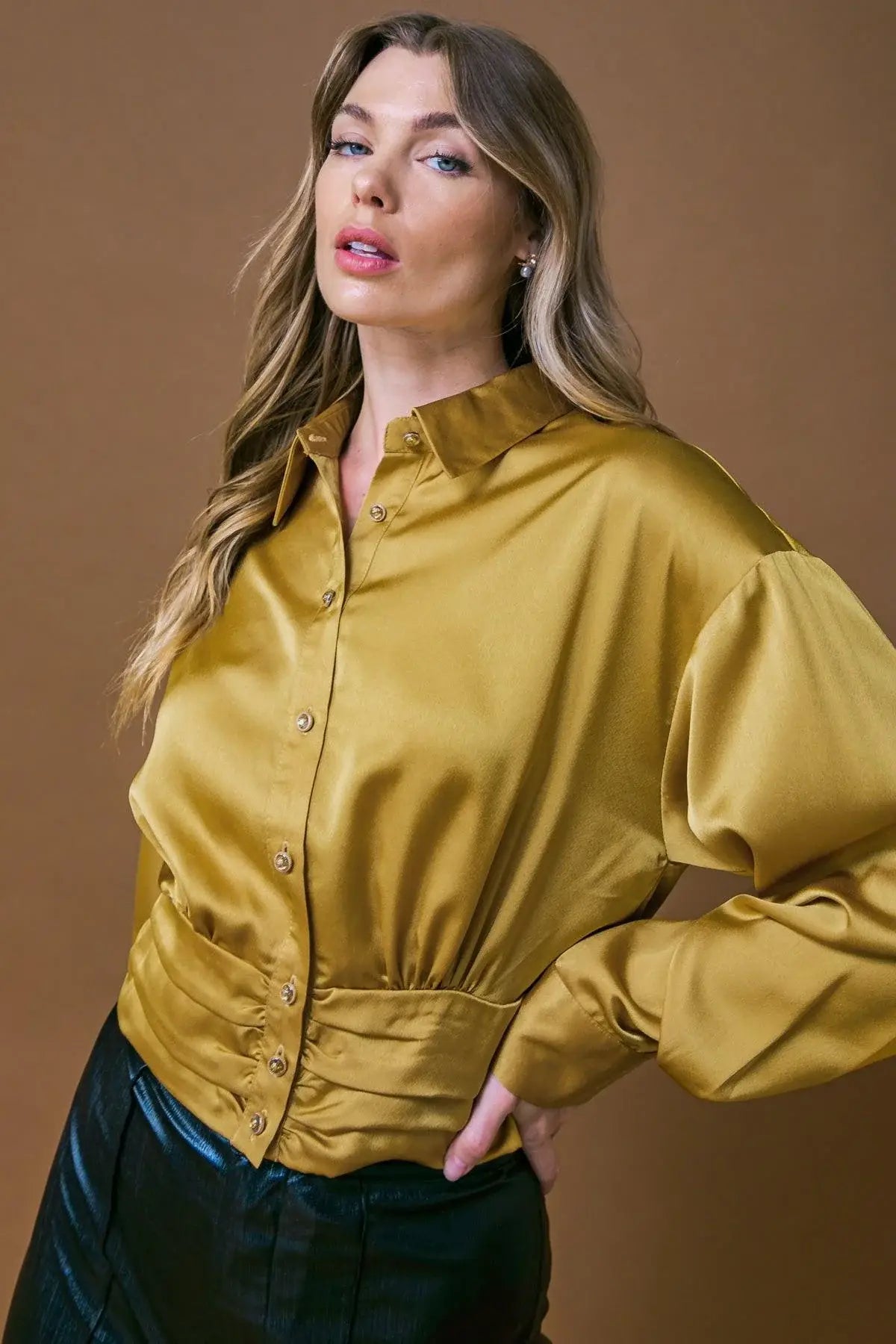 ROMANTIC MOVES WOVEN TOP - Flying Tomato - Flyclothing LLC