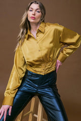 ROMANTIC MOVES WOVEN TOP - Flying Tomato - Flyclothing LLC