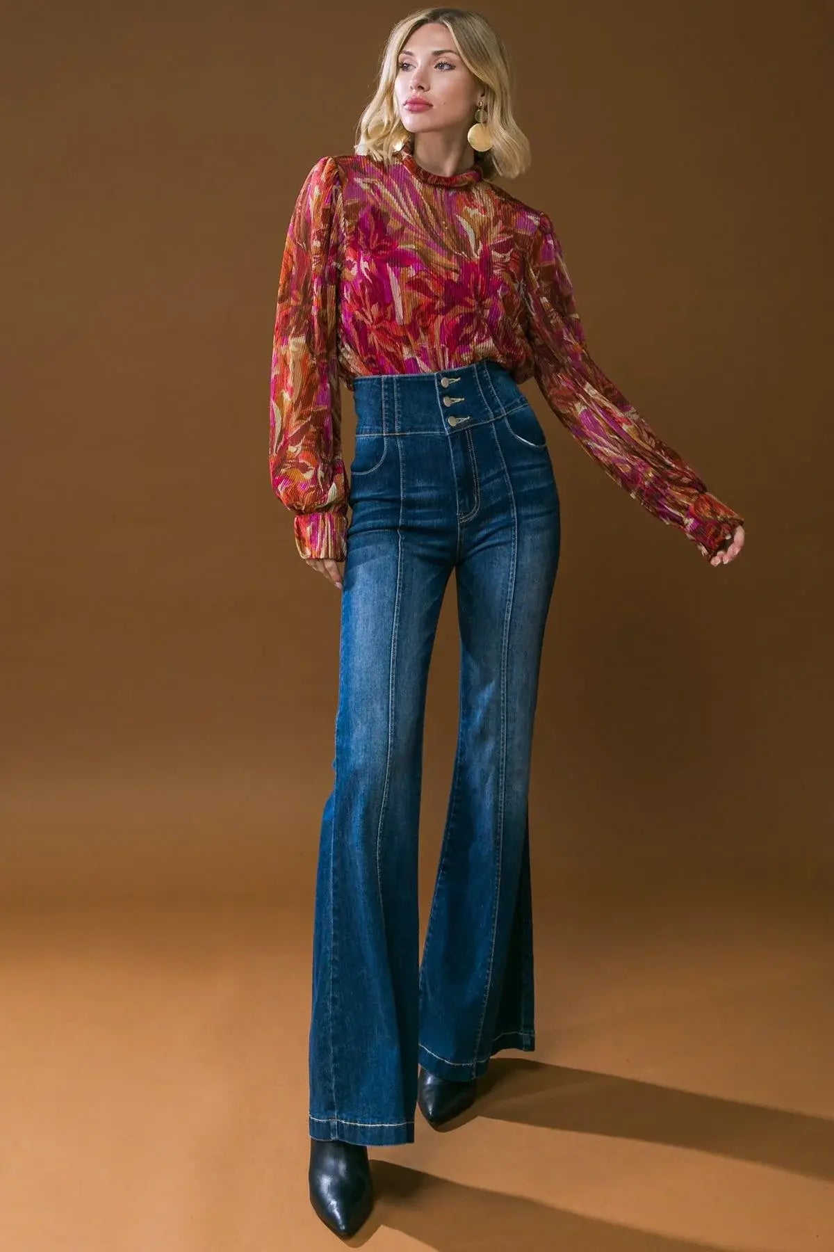CRUSHING ON YOU WOVEN TOP - Flying Tomato - Flyclothing LLC