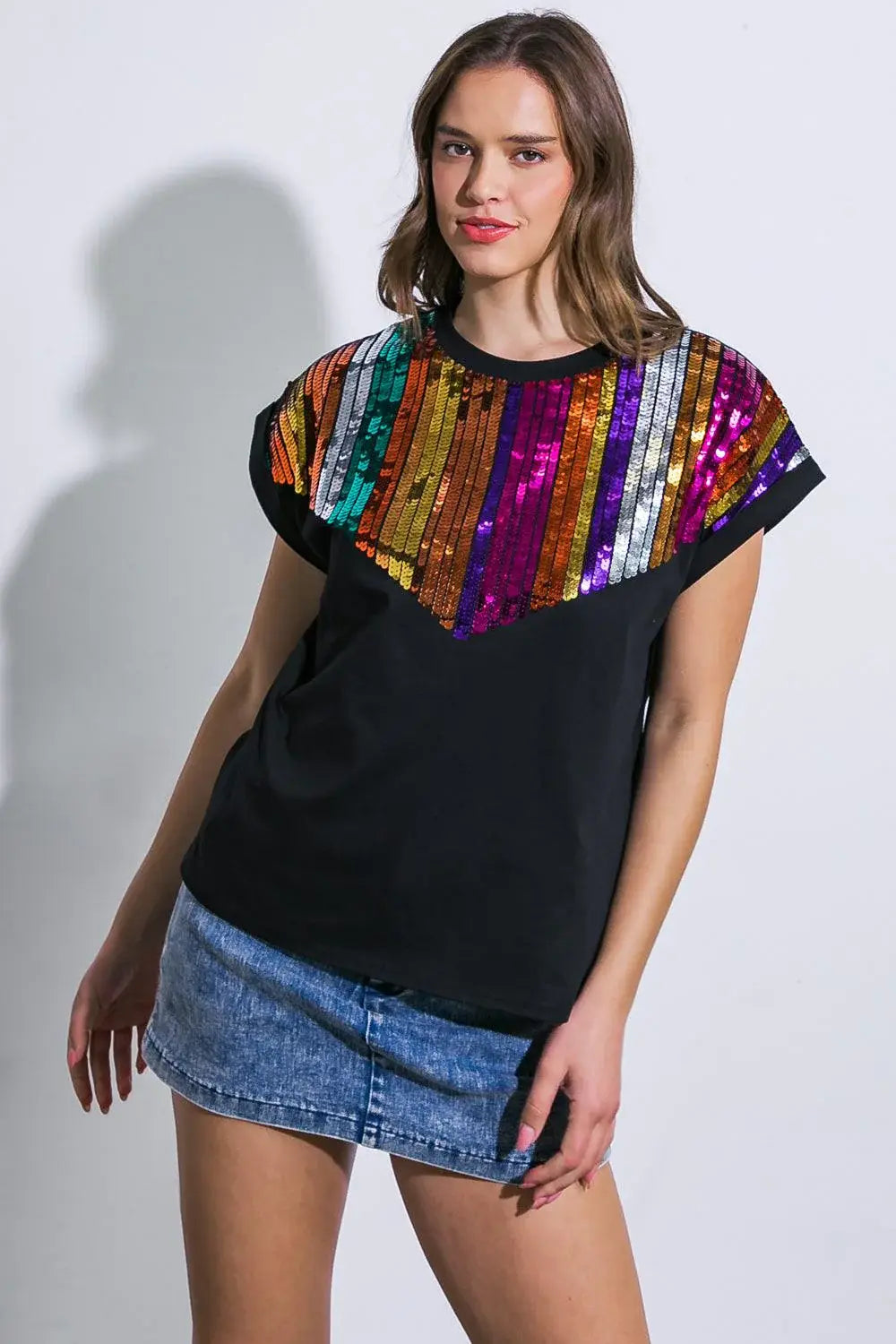 HOW I'M FEELING BLACK KNIT TOP - Flying Tomato - Flyclothing LLC