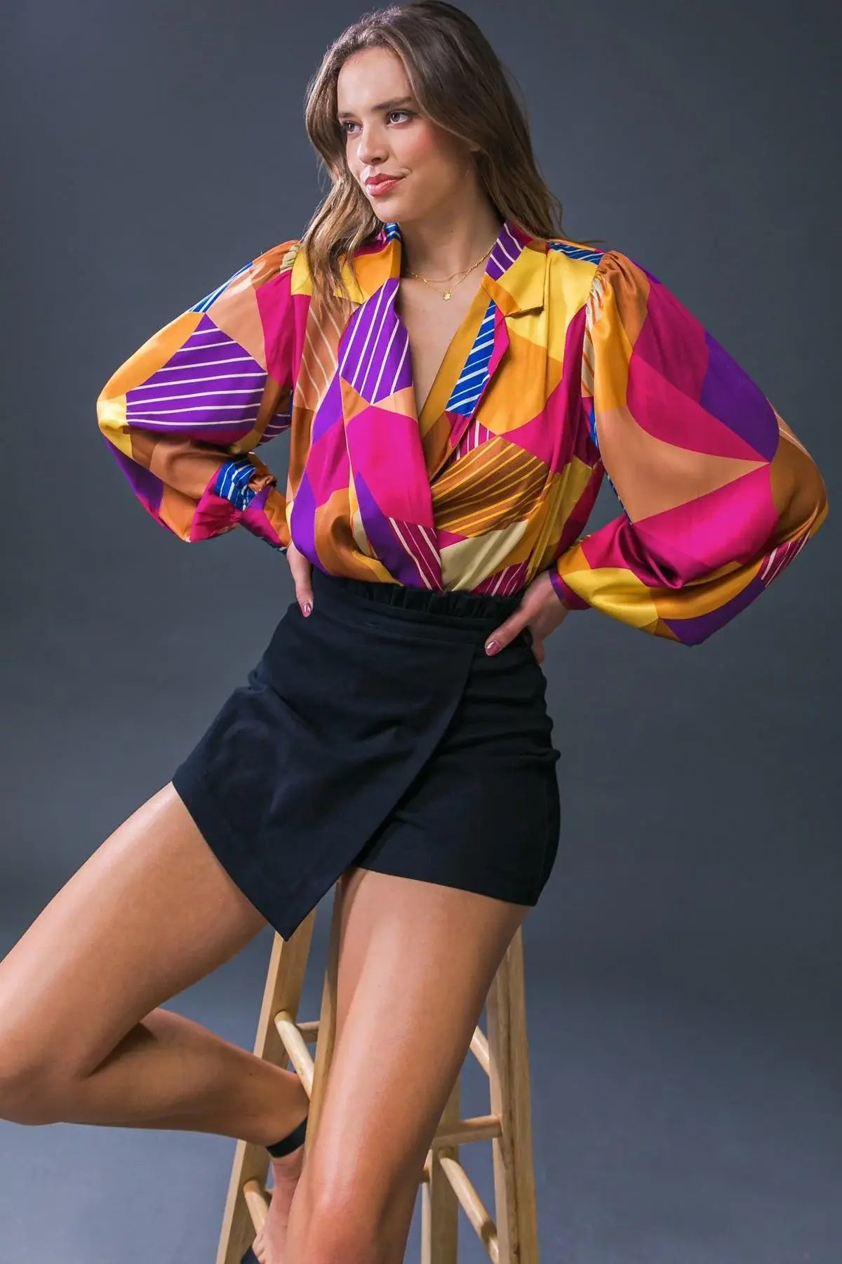 NEW IN TOWN WOVEN BODYSUIT - Flying Tomato - Flyclothing LLC