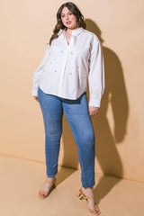 HIT OR MISS POPLIN SHIRT - Flying Tomato - Flyclothing LLC