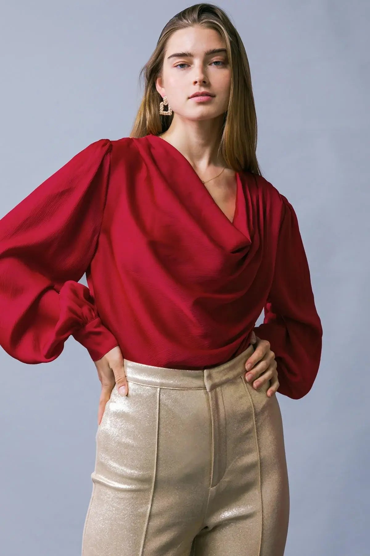 GARDEN SENSATION SATIN TOP - Flying Tomato - Flyclothing LLC
