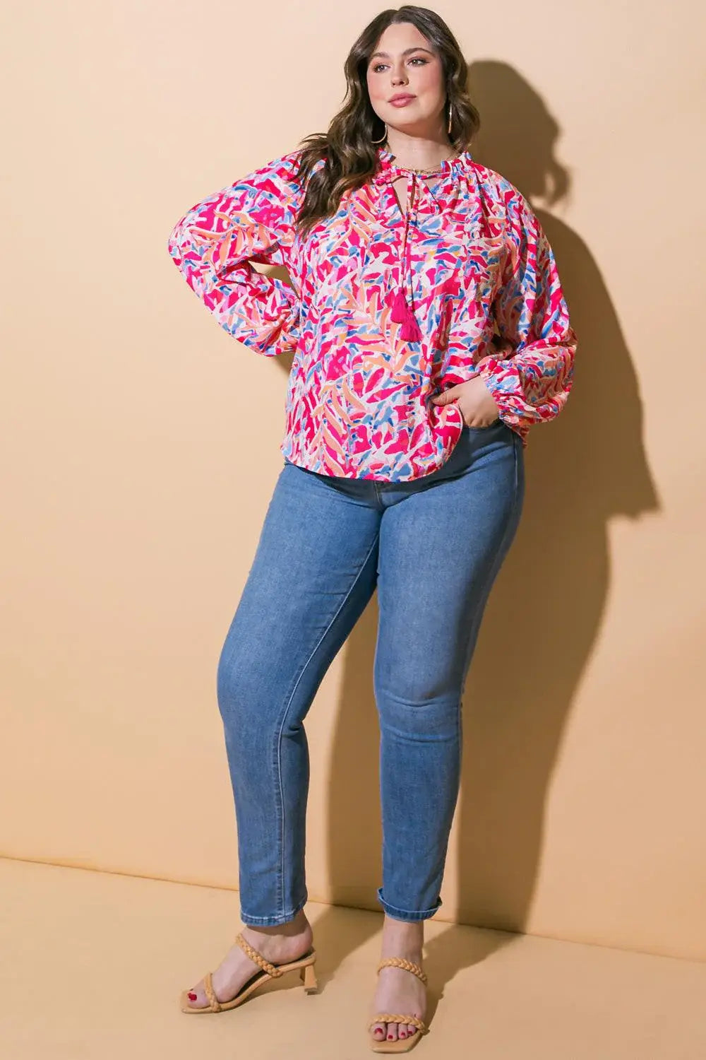 MISTLETOE MOMENT WOVEN TOP - Flying Tomato - Flyclothing LLC