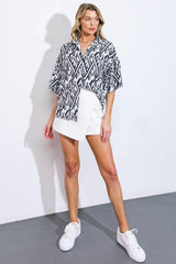 PRETTY ON POINT WOVEN TOP - Flying Tomato - Flyclothing LLC