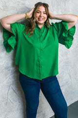 BACK TO BUSINESS WOVEN TOP - Flying Tomato - Flyclothing LLC