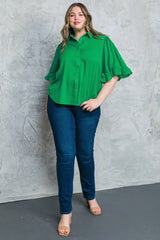 BACK TO BUSINESS WOVEN TOP - Flying Tomato - Flyclothing LLC