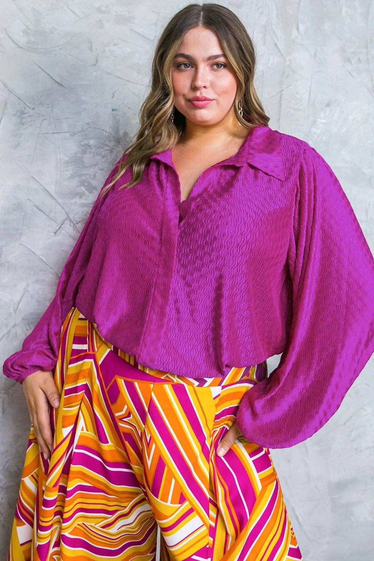 REGAL ROMANCE WOVEN TOP - Flying Tomato - Flyclothing LLC