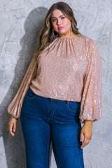 HOPE YOU REMEMBER SEQUIN TOP - Flying Tomato - Flyclothing LLC