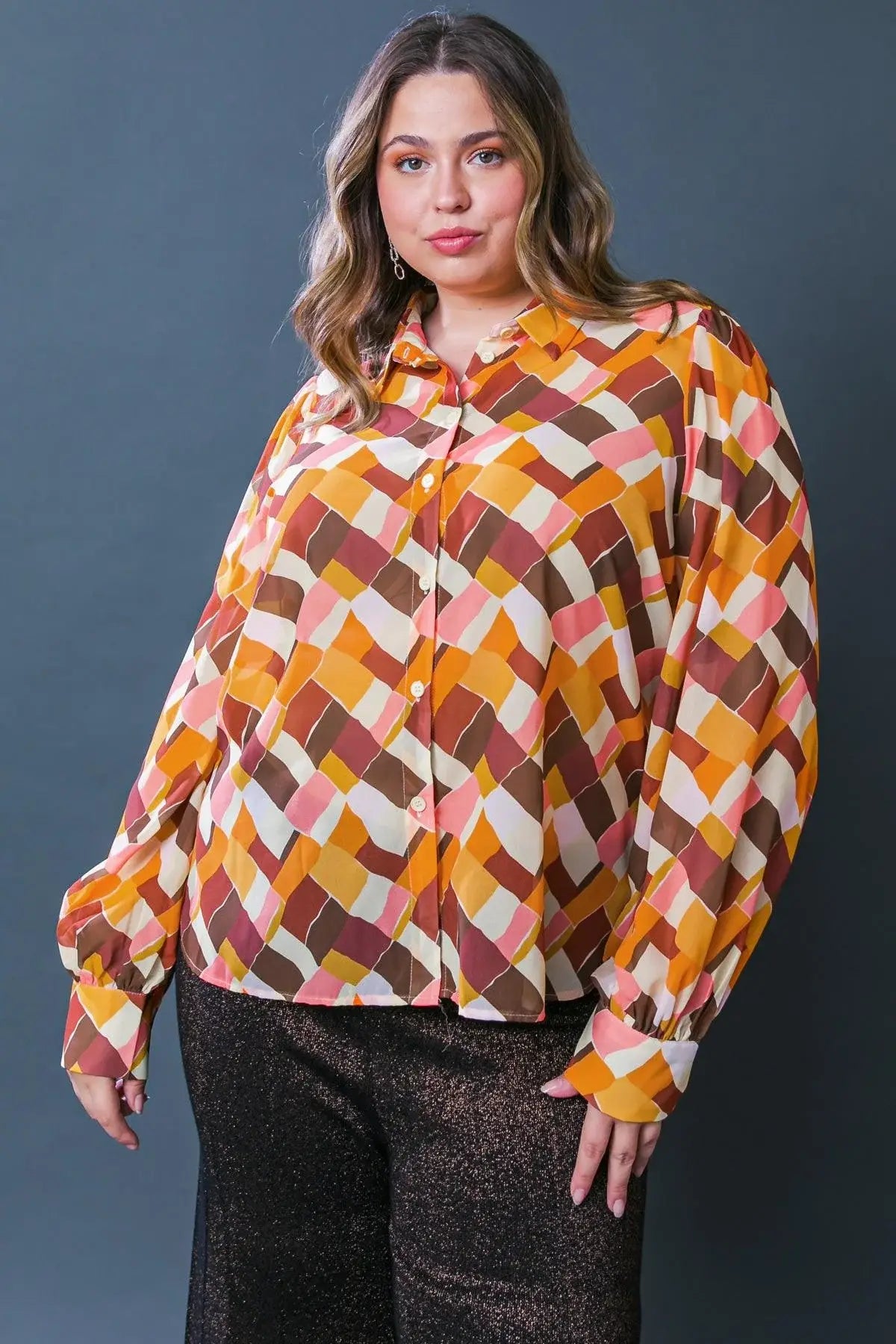 ENJOY EACH DAY WOVEN TOP - Flying Tomato - Flyclothing LLC