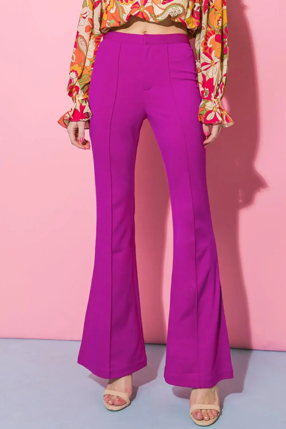 DEPTHS OF BEAUTY FLARE PANTS - Flying Tomato - Flyclothing LLC