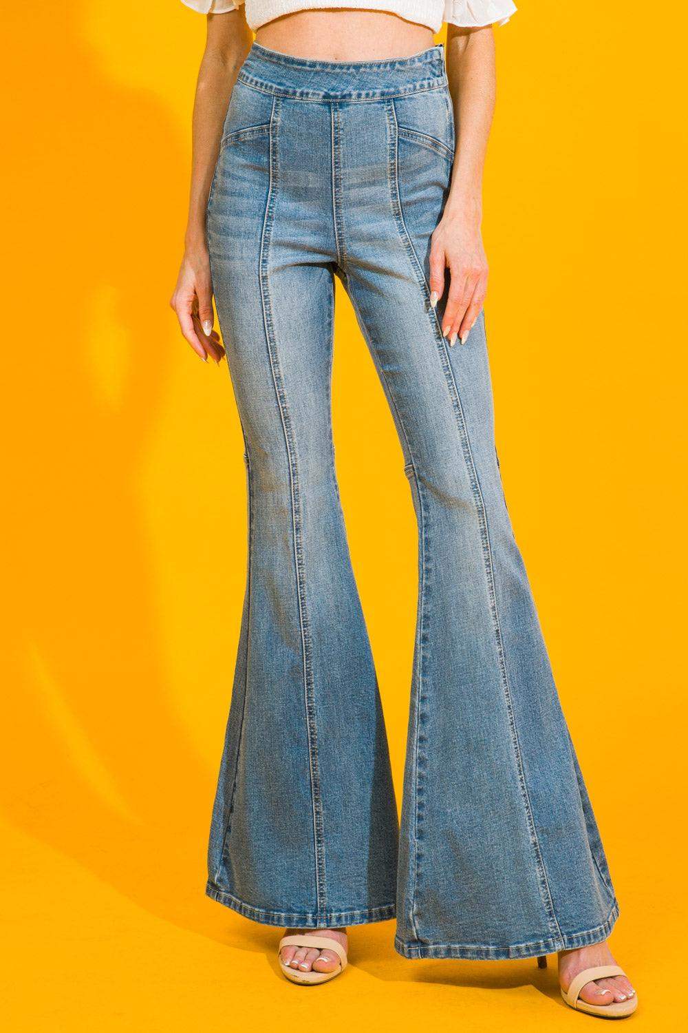 MY MUSE WASHED JEANS - Flying Tomato - Flyclothing LLC