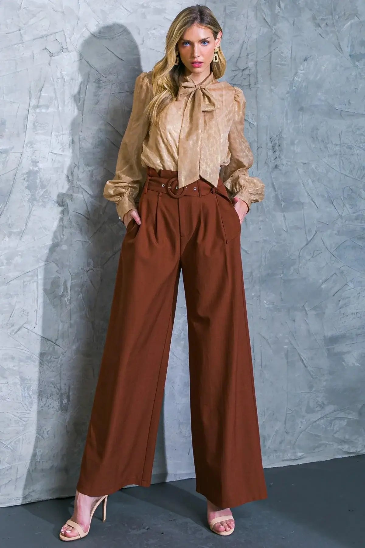 STARE DOWN THE PAST WOVEN PANTS - Flying Tomato - Flyclothing LLC
