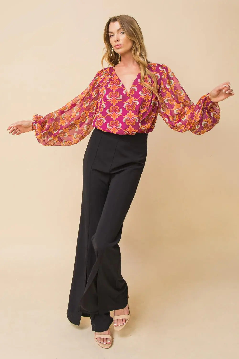 STARTING OVER WOVEN BODYSUIT - Flying Tomato - Flyclothing LLC