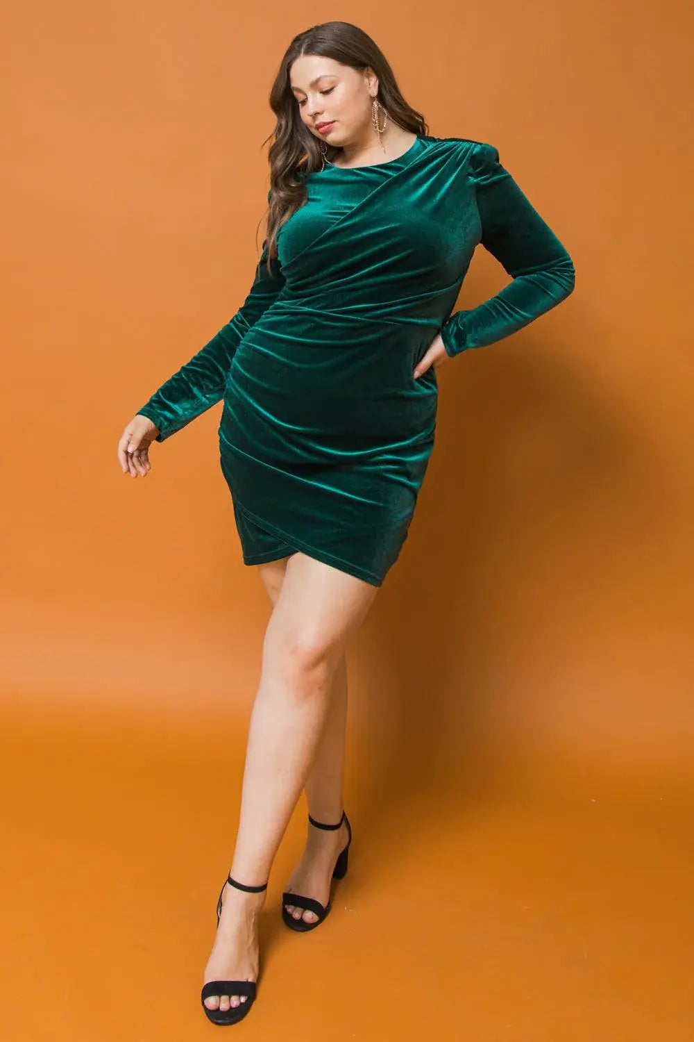 I'M ENCHANTED VELVET MINI DRESS - Flying Tomato - Flyclothing LLC