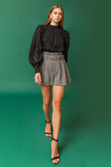 LIVING FOR FRIDAY TWEED SHORTS - Flying Tomato - Flyclothing LLC