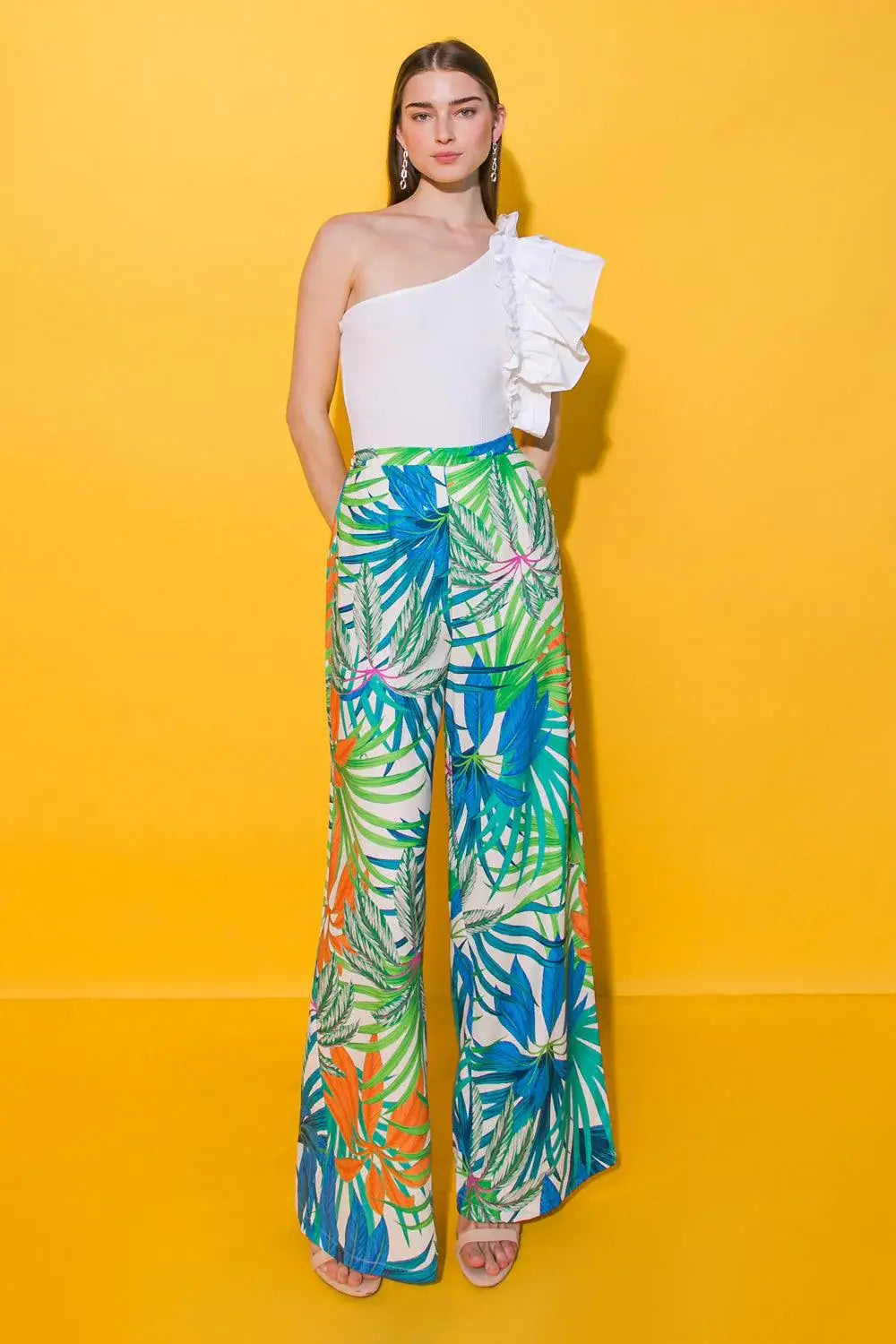 PRETTY ON POINT WOVEN PANTS - Flying Tomato - Flyclothing LLC