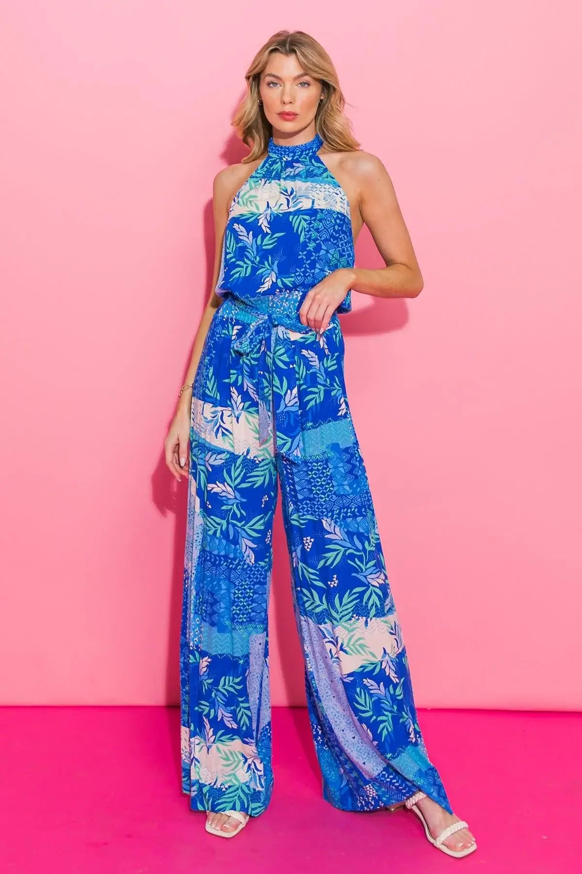KISS ME MORE WOVEN JUMPSUIT - Flying Tomato - Flyclothing LLC