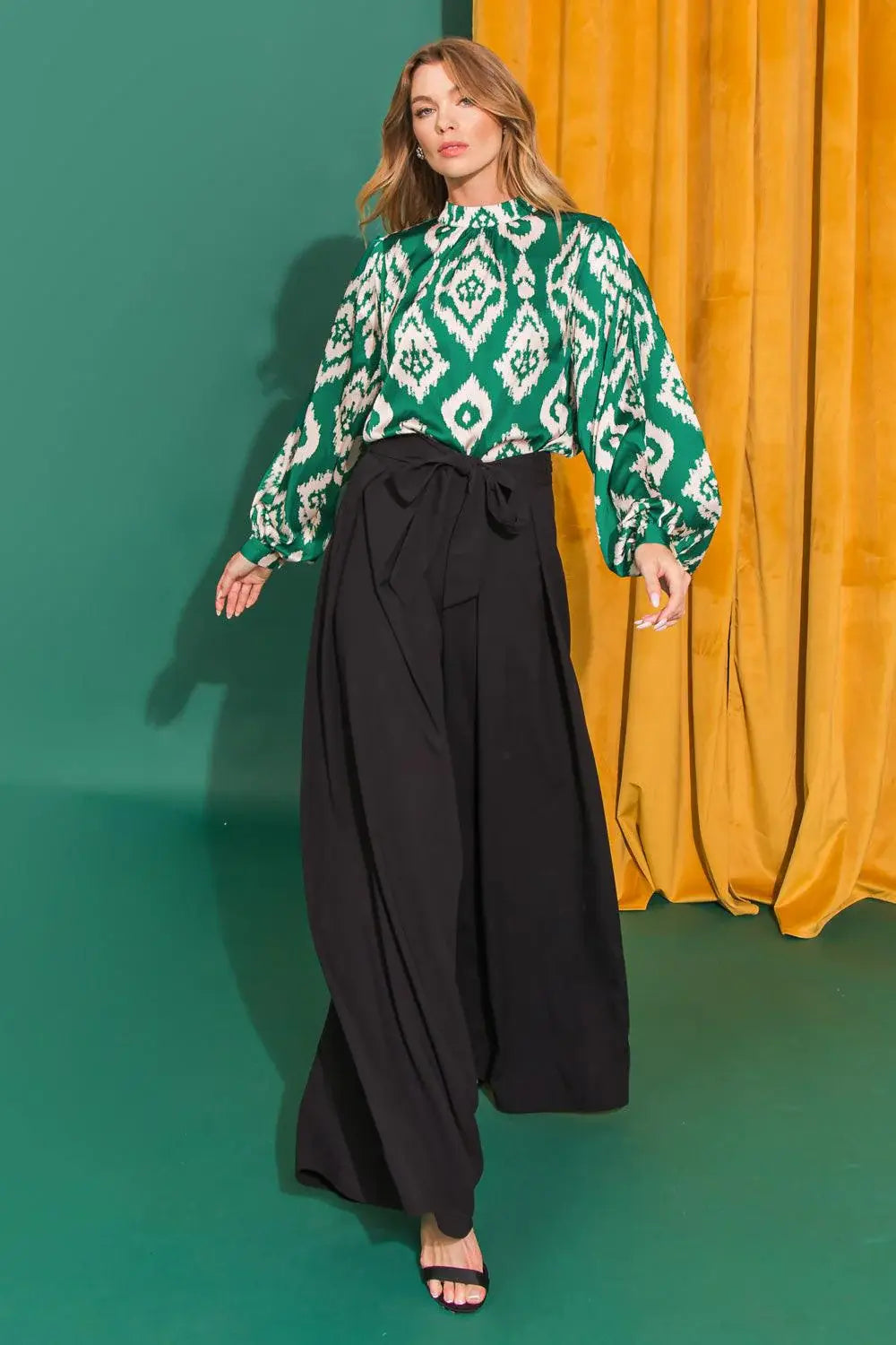 JUST WHAT YOU NEED WOVEN TOP - Flying Tomato - Flyclothing LLC