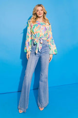 SIGHT SET ON TONIGHT WOVEN TOP - Flying Tomato - Flyclothing LLC