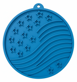 USA-K9 Stars and Stripes Design eMat - Enrichment Lick Mat For Dogs and Cats - with Suction Cups | USA Made - SodaPup/True Dogs, LLC - Flyclothing LLC