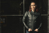 Flashback - Women's Motorcycle Leather Jacket - First Manufacturing Company - Flyclothing LLC