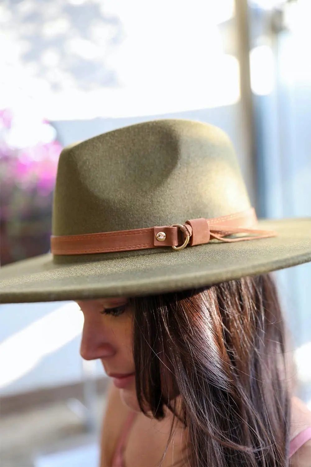 Flat Brim Buckle Hat - Boho Clothing and Accessories - Flyclothing LLC