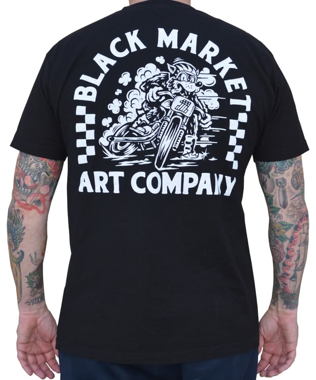 Black Market Art Company Flat Track Men's T-Shirt