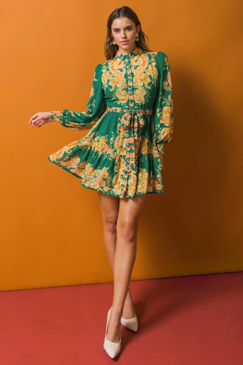 FURTHERST THING WOVEN MINI DRESS - Flying Tomato - Flyclothing LLC
