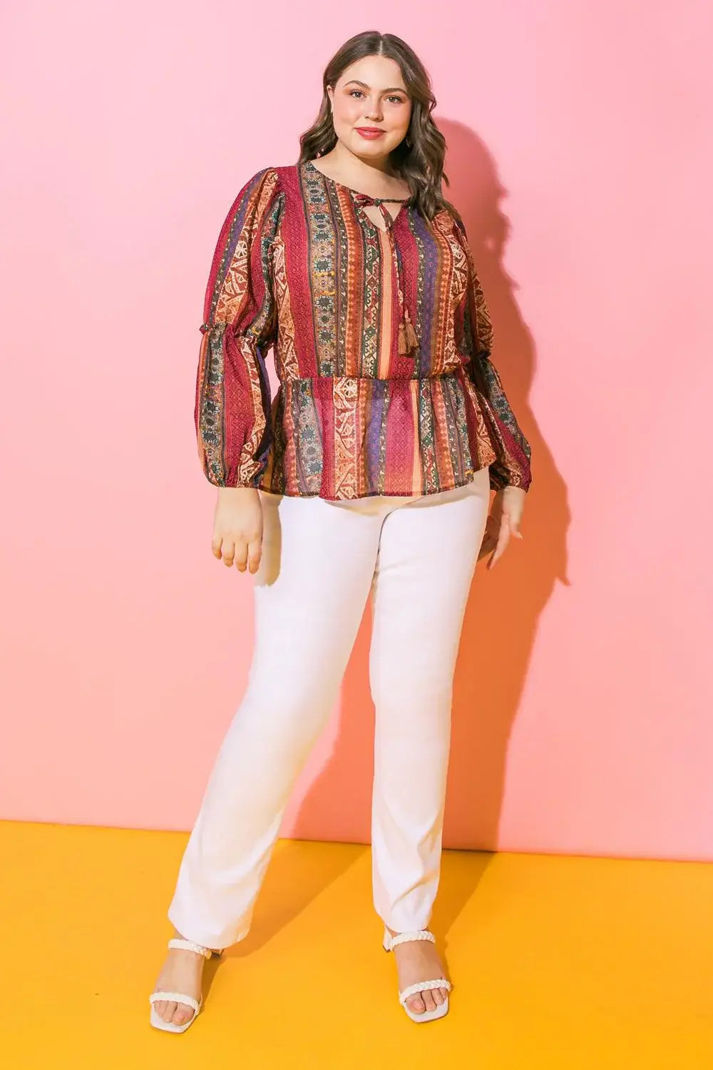THRILLED FOR THIS WOVEN TOP - Flying Tomato - Flyclothing LLC