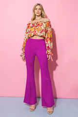 DEPTHS OF BEAUTY FLARE PANTS - Flying Tomato - Flyclothing LLC