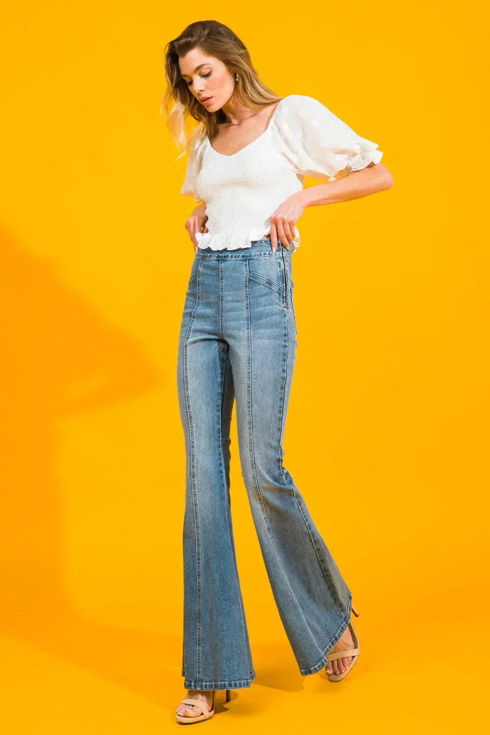 MY MUSE WASHED JEANS - Flying Tomato - Flyclothing LLC