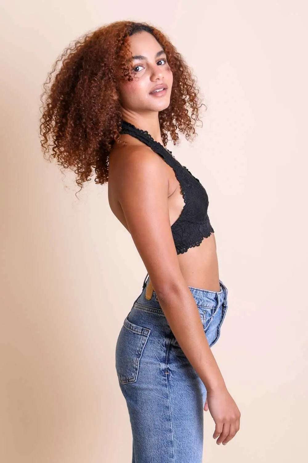 Floral Lace Halter