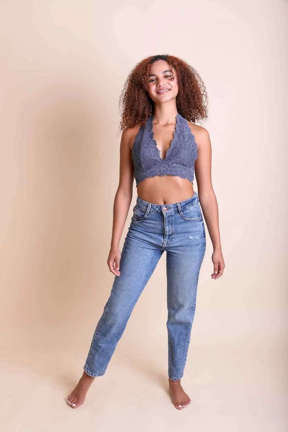 Floral Lace Halter