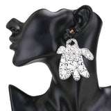 Flower Multi Bead Ghost Earrings Halloween Earrings - Madeline Love - Flyclothing LLC