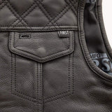 FMCo Men's Signature Leather Vest - First Manufacturing Company - Flyclothing LLC