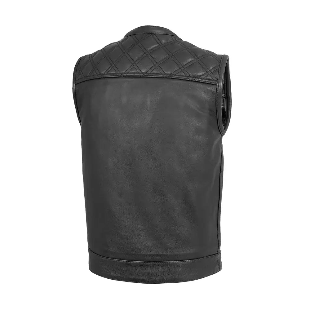 FMCo Men's Signature Leather Vest - First Manufacturing Company - Flyclothing LLC