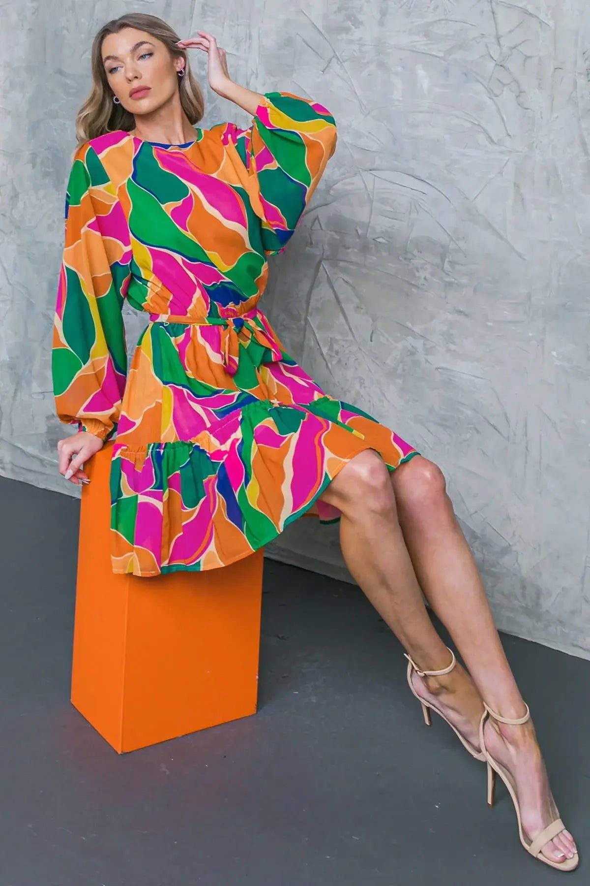 THANK ME LATER WOVEN MINI DRESS - Flying Tomato - Flyclothing LLC