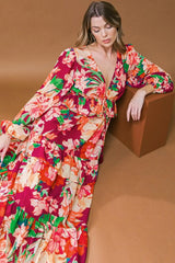 LEAVE YOU SPEECHLESS WOVEN MAXI DRESS - Flying Tomato - Flyclothing LLC