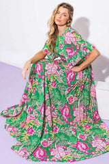ALL NIGHT REVIVAL WOVEN MAXI DRESS - Flying Tomato - Flyclothing LLC