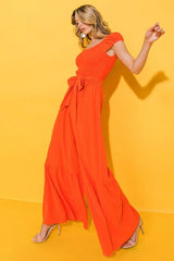 SMILE AFTERNOON IN WOVEN JUMPSUIT - Flying Tomato - Flyclothing LLC