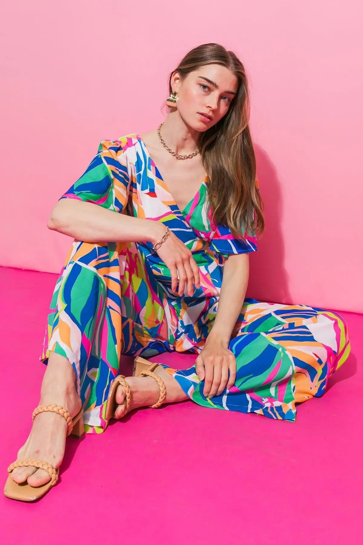 WHITEWATER BAY WOVEN JUMPSUIT - Flying Tomato - Flyclothing LLC