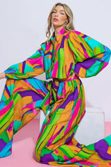 ALL MY HEART WOVEN JUMPSUIT - Flying Tomato - Flyclothing LLC