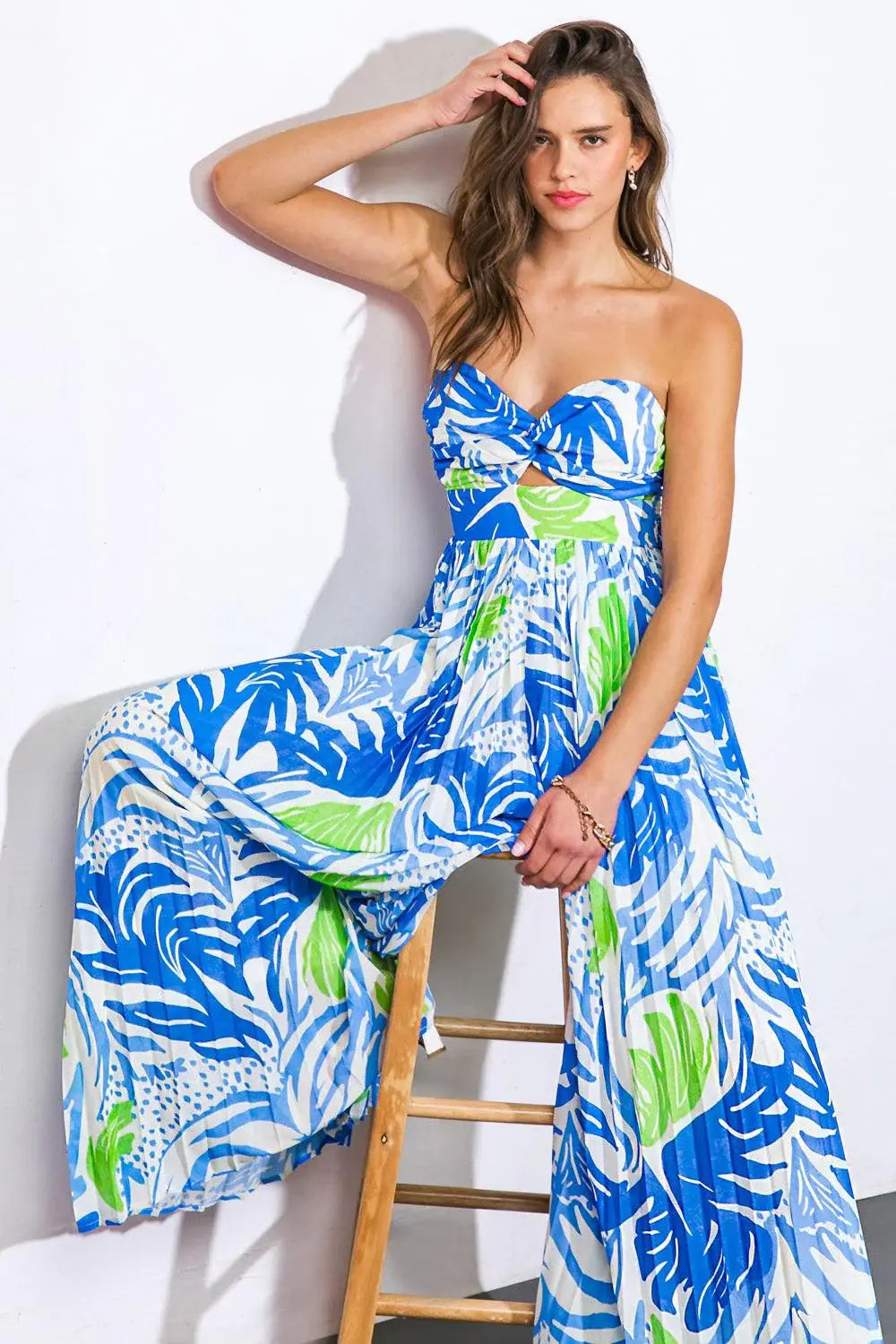 GIVE ME YOUR ATTENTION WOVEN JUMPSUIT - Flying Tomato - Flyclothing LLC