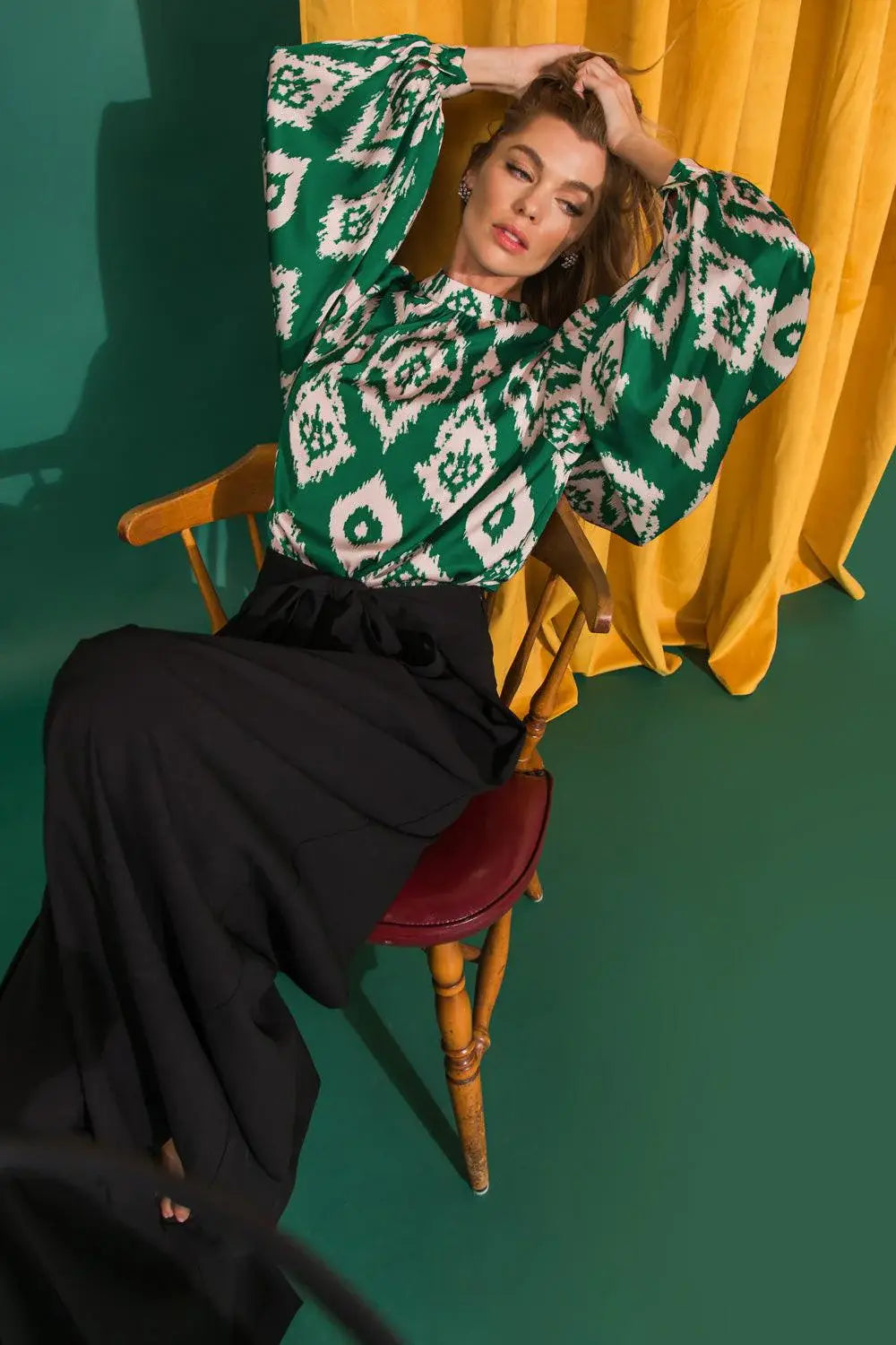 JUST WHAT YOU NEED WOVEN TOP - Flying Tomato - Flyclothing LLC