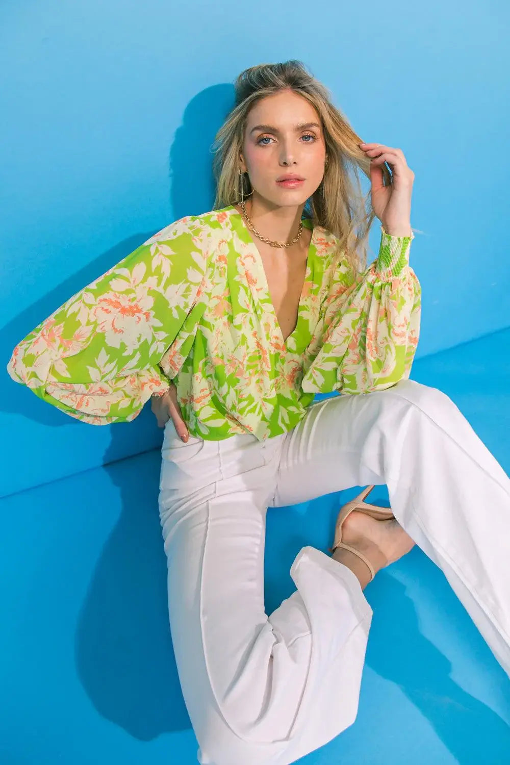 SWEET NOTHINGS WOVEN BODYSUIT - Flying Tomato - Flyclothing LLC