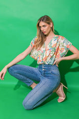 GOT YOU ON MY MIND WOVEN BODYSUIT - Flying Tomato - Flyclothing LLC