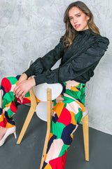 STOLEN GLANCES SATIN TOP - Flying Tomato - Flyclothing LLC